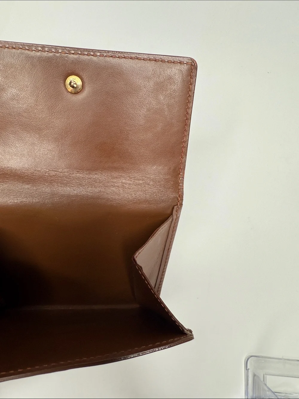 Louis Vuitton Elise Bronze Vernis Monogram Wallet TriFold | Unisex | Pre-Owned |